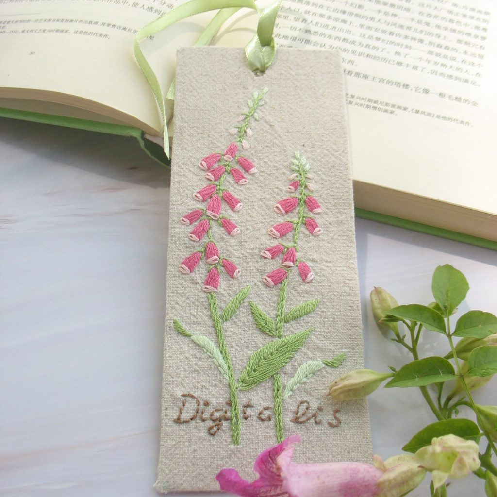 Wildflower Embroidery Bookmark Kit for Beginners – Botanical DIY