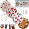 Fruit Embroidery Kit for Beginners – Strawberries, Cherries & More