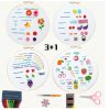 Embroidery Stitch Sampler Set of 4 – Learn 30+ Stitches