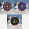Celestial Embroidery Kit Set of 3 – Sun & Moon Boho Hoop Art Gift