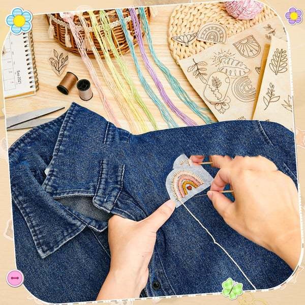 Stick-and-Stitch Embroidery Patterns (Water-Soluble) - Image 3