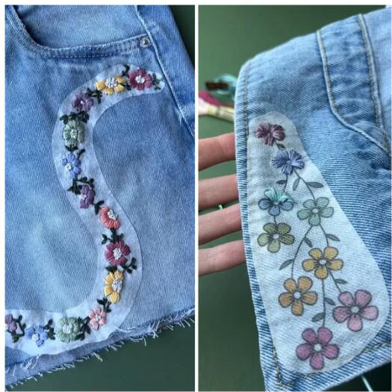 Stick-and-Stitch Embroidery Patterns (Water-Soluble) - Image 6