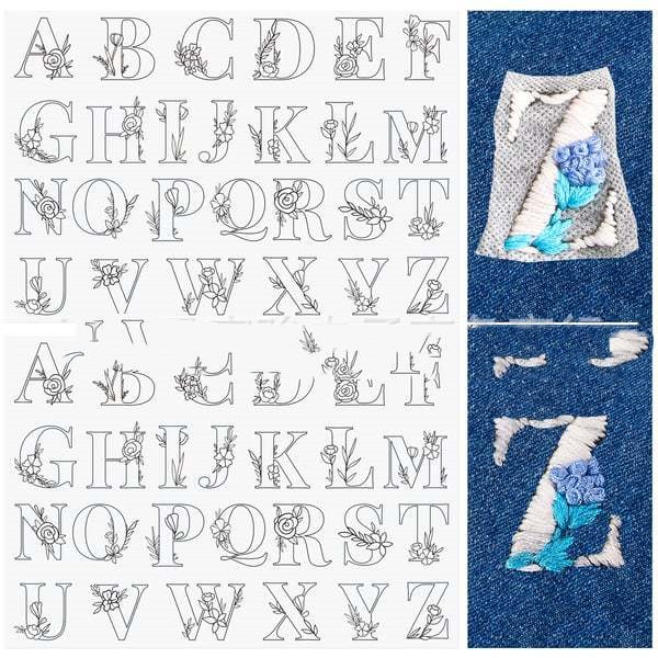Stick-and-Stitch Embroidery Patterns (Water-Soluble) - Image 4